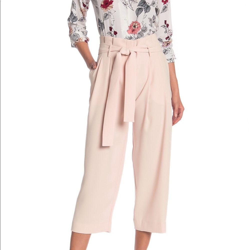 RACHEL ROY COLLECTION Paperbag Waist Crop Pants